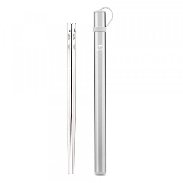 Portable Square Titanium Chopsticks